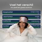 dreameaze zijden slaapmasker roze
