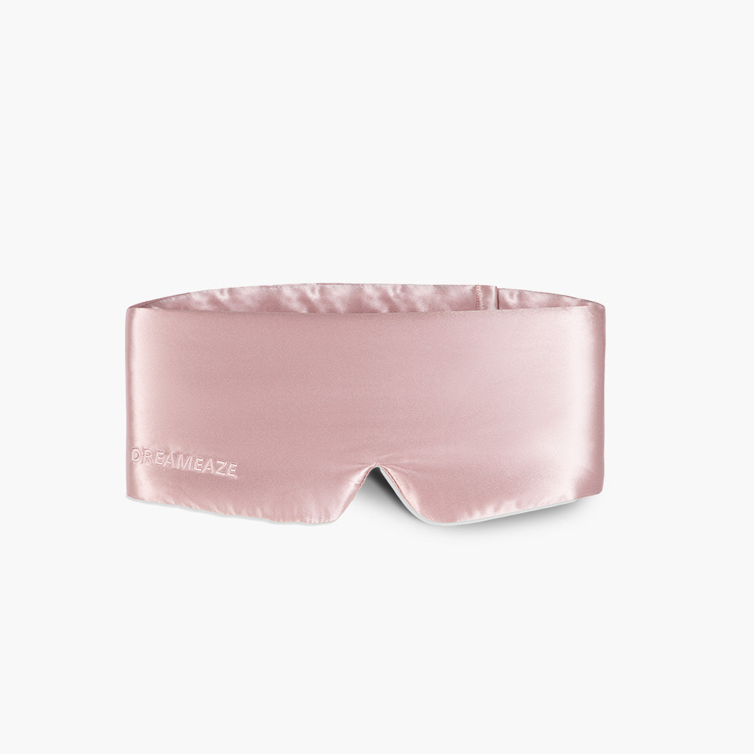DreamEaze zijden slaapmasker roze