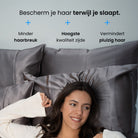 kussenhoes grijs zijde