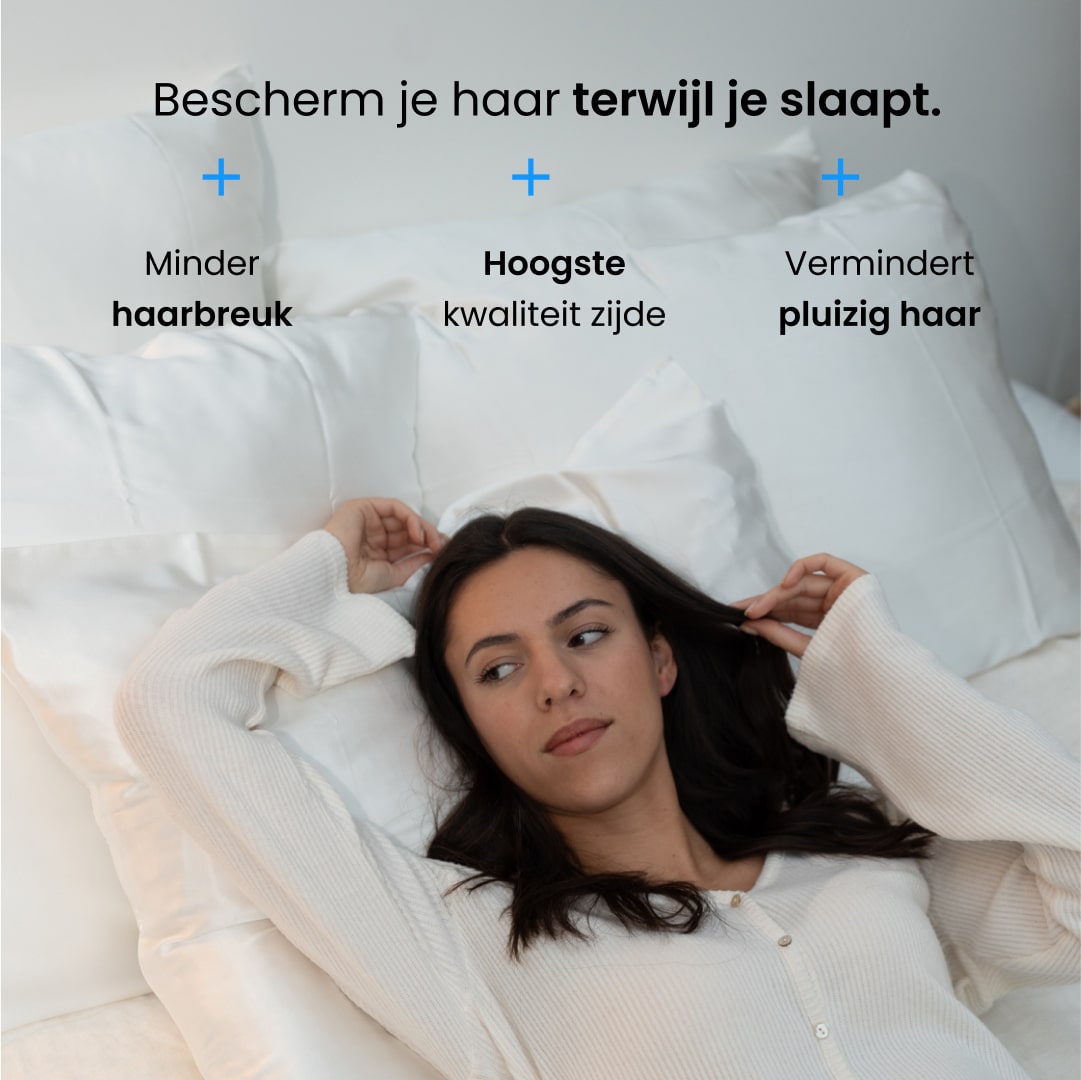 kussensloop wit zijde dreameaze