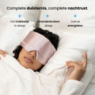 oogmasker zijde roze