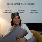zijden kussensloop grijs dreameaze